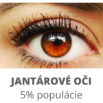 Farba očí -jantárové oči